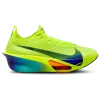 Nike Air Zoom Alphafly 3 Flyknit Sneakers In Concrete/volt