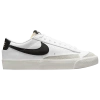 Nike Blazer Low '77 Se Suede-trimmed Leather Sneakers In White/black