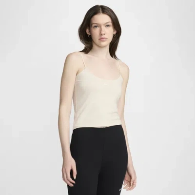 Nike Womens  Chill Knit Cami In Neutral