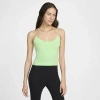 Nike Women's  Sportswear Chill Knit Tight Cami Tank Top In Vapor Green/sail