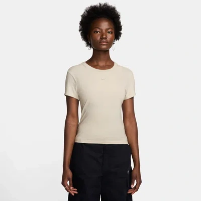 Nike Womens  Chill Knit Crop T-shirt