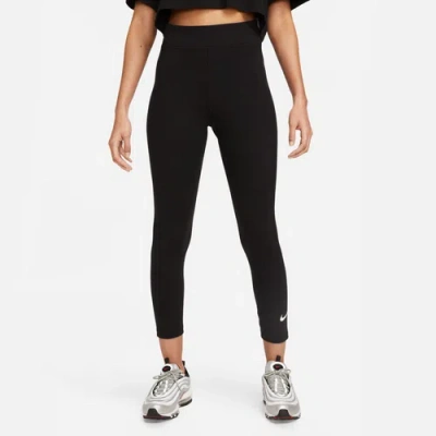 Nike Womens  Classic 7/8 Tights In Black/white