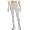 Nike Women's Sportswear Classic High-waisted 7/8 Leggings In Dk Grey Heather/sail