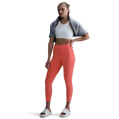 Nike Womens  Classic 7/8 Tights In Magic Ember/sail