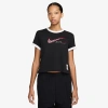 Nike Womens  Club Moto Short Sleeve T-shirt