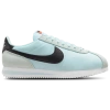 Nike Blue Cortez Textile Sneakers In Black/white/glacier Blue