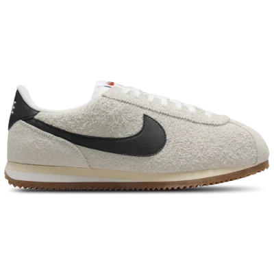 Nike Women's Low Shoe W Cortez Vintage Suede Summit White/black/muslin/gum Med Brown