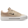 Nike Women's Court Legacy Lift Shoes In Hemp/black/sail
