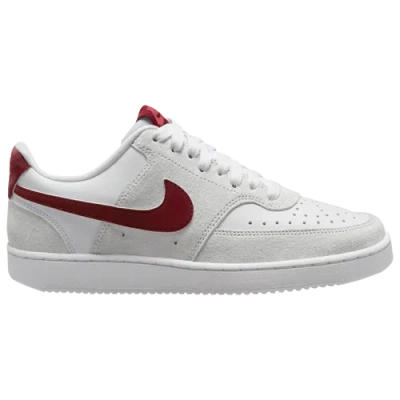 Nike Womens  Court Vision Low In White/team Red/adobe