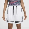 Nike Crossover Dri-fit 7-inch Basketball Shorts In White/black/black
