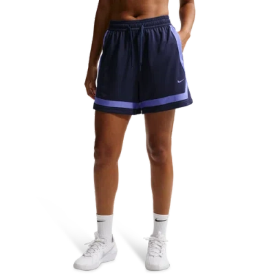 Nike Womens  Dri-fit Crossover 5" Shorts In Blue