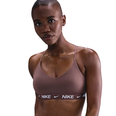 Nike Womens  Dri-fit Indy Bra In Brown