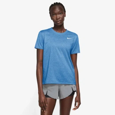 Nike Womens  Dri-fit Ragland Lbr T-shirt In Blue