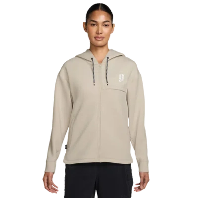 Nike Womens  Dri-fit Sabrina Full-zip Hoodie In Neutral