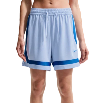 Nike Womens  Dri-fit Crossover 5" Shorts In Blue