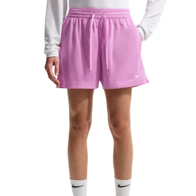 Nike Womens  Drifit Essential Basketball Mesh Short In Pink