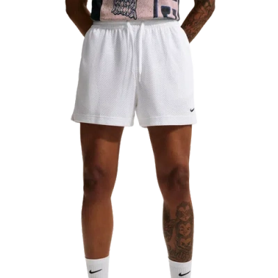 Nike Womens  Drifit Essential Basketball Mesh Short In White