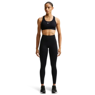 Nike Womens  Drifit Universal Hr Pocket Tight In Black
