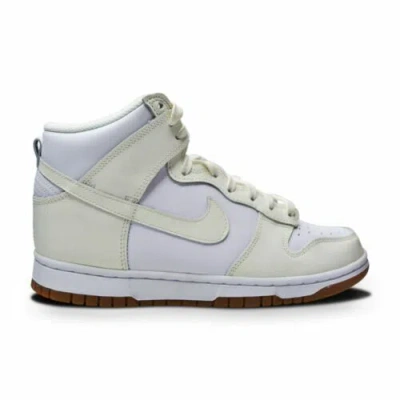 Pre-owned Nike Womens  Dunk High - Dd1869 109 - Sail Gum Med Brown In White
