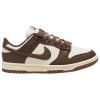 Nike White & Brown Dunk Low Sneakers