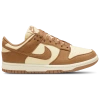 Nike Dunk Low Suede And Leather Sneakers In Coconut Milk/flax/sail