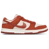 Nike Dunk Low Next Nature Sneaker In Red And White In Brown/orange