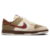 Nike Dunk Low Leopard Sneakers In Brown