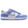 Nike Dunk Low Next Nature Sneakers In Metallic Silver/royal Pulse/white