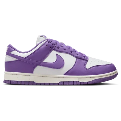 Nike Dunk Low Next Nature Sneakers In White/purple