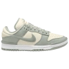 Nike Dunk Low Se Fleece Sneaker In Silver/sail