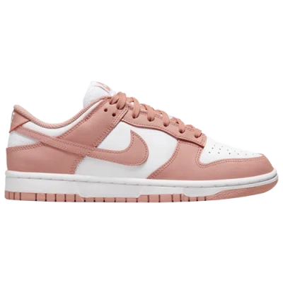 Nike Womens  Dunk Low In White/pink