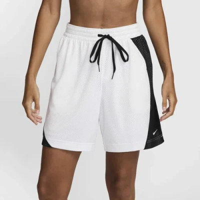Nike Womens  Essential Mesh Df Short In White/black/white