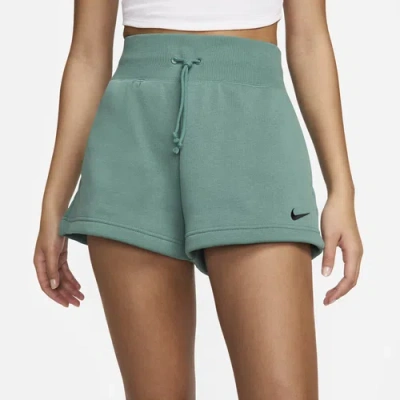 Nike Womens  Fleece Hr Shorts In Bicoastal/black