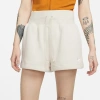 Nike Phoenix Fleece Knit Shorts In Brown/sail