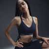 Nike Womens  Indy Medium Df Sports Bra In Armory Navy