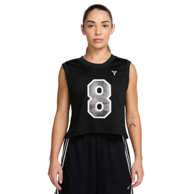 Nike Womens  Kobe Cropped Jersey In Black