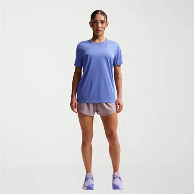 Nike Womens  Legend Short Sleeve T-shirt In Blue