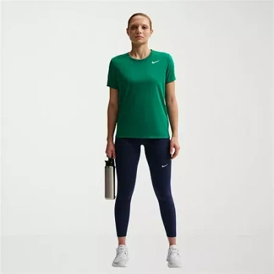 Nike Womens  Legend Short Sleeve T-shirt In Green