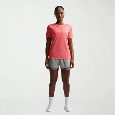 Nike Womens  Legend Short Sleeve T-shirt In Pink