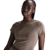 Nike Women's  Sportswear Chill Knit Cropped T-shirt In Brown