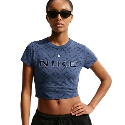 Nike Womens  Nsw Chill Knit Crop Tee In Multi