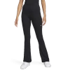 Nike Womens  Nsw Chill Knit Mediun Rib Flare Pant In Black/sail
