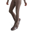Nike Womens  Nsw Chill Knit Mediun Rib Flare Pant In Mink Brown/mink Brown