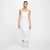 Nike Mini-rib Tank Top Dress In Birch Heather