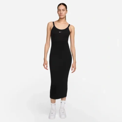 Nike Tank Midi Dress In Black