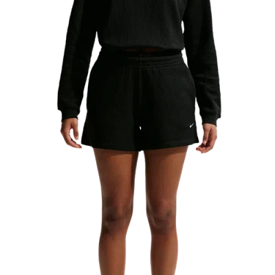 Nike Womens  Nsw Chill Knit Waffle Shorts In Black