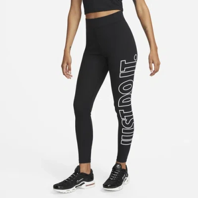 Nike Womens  Nsw Classic Gx Tight In Black/white