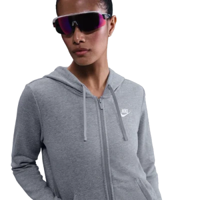 Nike Womens  Nsw Club Fleece Fz Hoodie In Multi
