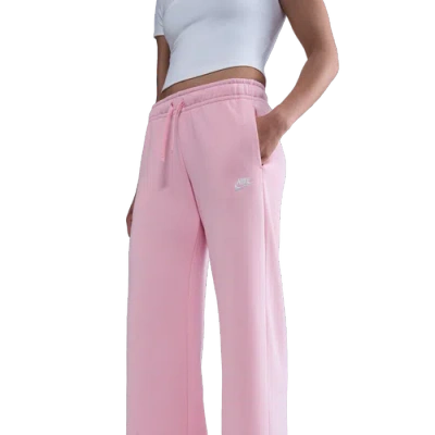Nike Womens  Nsw Club Fleece Mid Rise Pant Wide