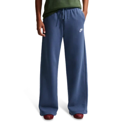 Nike Womens  Nsw Club Fleece Mid Rise Pants Wide In Multi